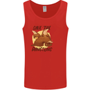 Save the Pagolins Environment Endangered Mens Vest Tank Top Red