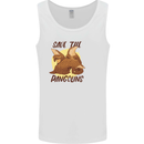 Save the Pagolins Environment Endangered Mens Vest Tank Top White