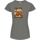 Save the Pagolins Environment Endangered Womens Petite Cut T-Shirt Charcoal