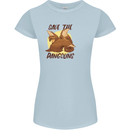 Save the Pagolins Environment Endangered Womens Petite Cut T-Shirt Light Blue