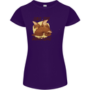 Save the Pagolins Environment Endangered Womens Petite Cut T-Shirt Purple