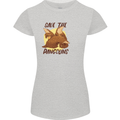 Save the Pagolins Environment Endangered Womens Petite Cut T-Shirt Sports Grey
