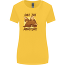 Save the Pagolins Environment Endangered Womens Wider Cut T-Shirt Yellow