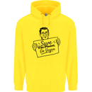 Save the Planet Go Vegan Global Warming Childrens Kids Hoodie Yellow