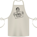 Save the Planet Go Vegan Global Warming Cotton Apron 100% Organic Natural