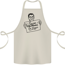 Save the Planet Go Vegan Global Warming Cotton Apron 100% Organic Natural