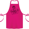 Save the Planet Go Vegan Global Warming Cotton Apron 100% Organic Pink
