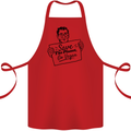 Save the Planet Go Vegan Global Warming Cotton Apron 100% Organic Red