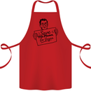 Save the Planet Go Vegan Global Warming Cotton Apron 100% Organic Red