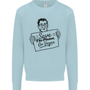 Save the Planet Go Vegan Global Warming Kids Sweatshirt Jumper Light Blue