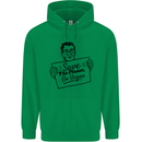 Save the Planet Go Vegan Global Warming Mens 80% Cotton Hoodie Irish Green