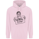 Save the Planet Go Vegan Global Warming Mens 80% Cotton Hoodie Light Pink