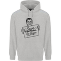 Save the Planet Go Vegan Global Warming Mens 80% Cotton Hoodie Sports Grey