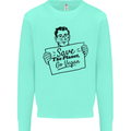 Save the Planet Go Vegan Global Warming Mens Sweatshirt Jumper Peppermint