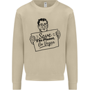 Save the Planet Go Vegan Global Warming Mens Sweatshirt Jumper Sand