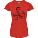 Save the Planet Go Vegan Global Warming Womens Petite Cut T-Shirt Red