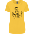 Save the Planet Go Vegan Global Warming Womens Wider Cut T-Shirt Yellow