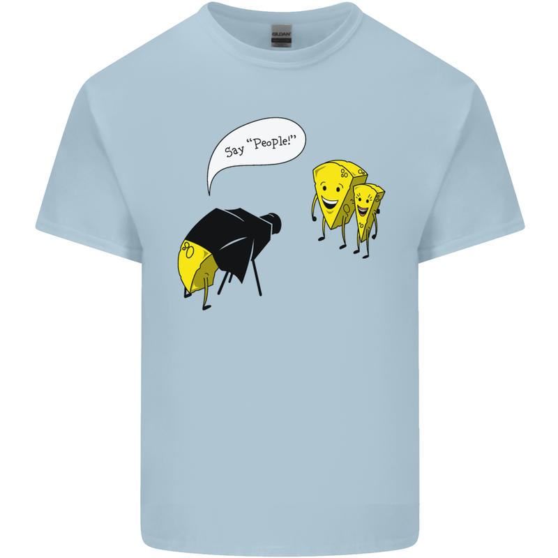 Say People Funny Photography Photograper Kids T-Shirt Childrens Light Blue
