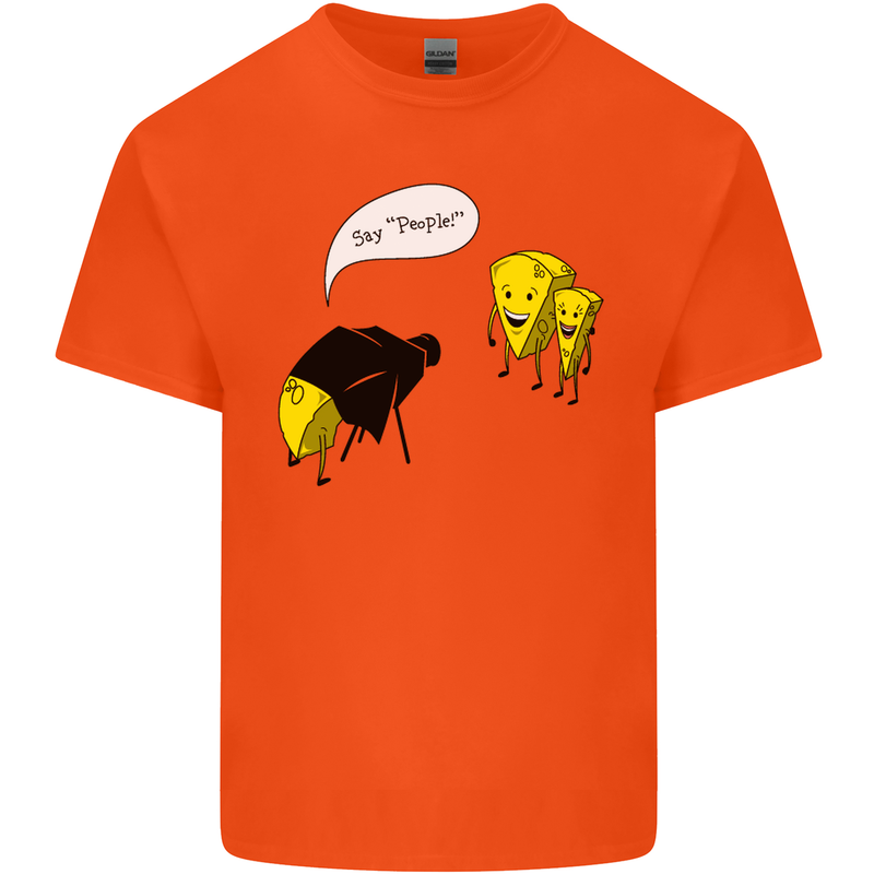 Say People Funny Photography Photograper Kids T-Shirt Childrens Orange