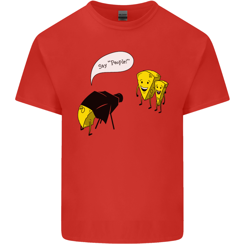 Say People Funny Photography Photograper Kids T-Shirt Childrens Red