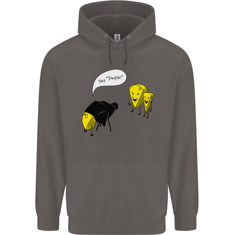 Say People Funny Photography Photograper Mens 80% Cotton Hoodie Charcoal