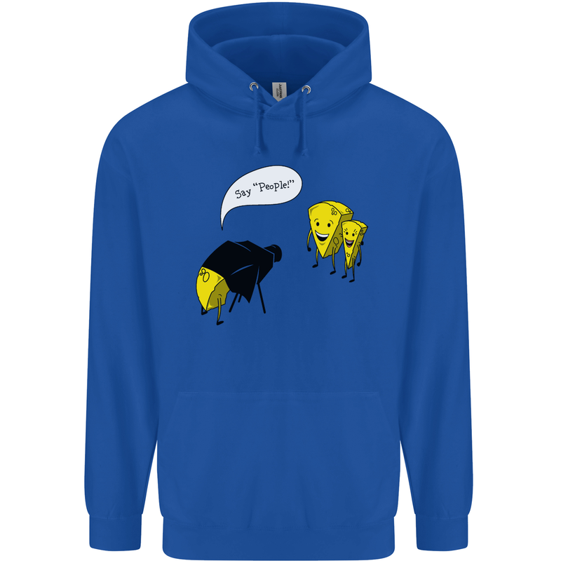 Say People Funny Photography Photograper Mens 80% Cotton Hoodie Royal Blue