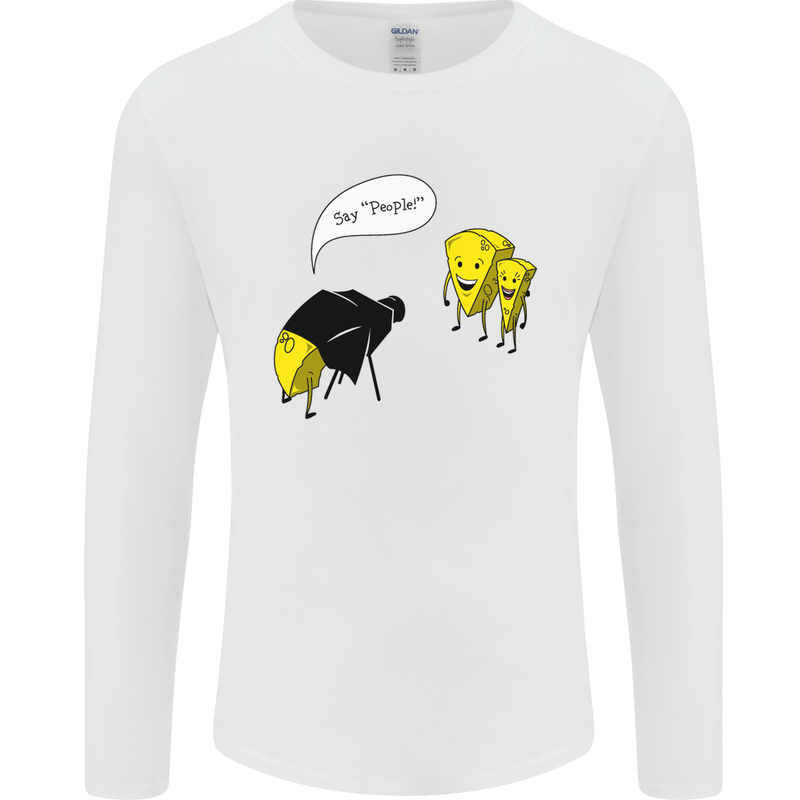 Say People Funny Photography Photograper Mens Long Sleeve T-Shirt White