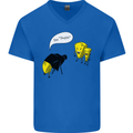 Say People Funny Photography Photograper Mens V-Neck Cotton T-Shirt Royal Blue