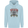Scandinavian Viking Valhalla Odin Norse God Childrens Kids Hoodie Light Blue