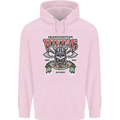 Scandinavian Viking Valhalla Odin Norse God Childrens Kids Hoodie Light Pink