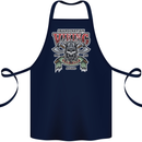 Scandinavian Viking Valhalla Odin Norse God Cotton Apron 100% Organic Navy Blue