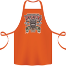 Scandinavian Viking Valhalla Odin Norse God Cotton Apron 100% Organic Orange