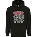 Scandinavian Viking Valhalla Odin Norse God Mens 80% Cotton Hoodie Black