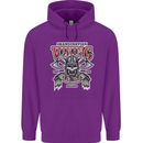 Scandinavian Viking Valhalla Odin Norse God Mens 80% Cotton Hoodie Purple