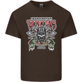Scandinavian Viking Valhalla Odin Norse God Mens Cotton T-Shirt Tee Top Dark Chocolate