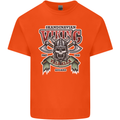 Scandinavian Viking Valhalla Odin Norse God Mens Cotton T-Shirt Tee Top Orange