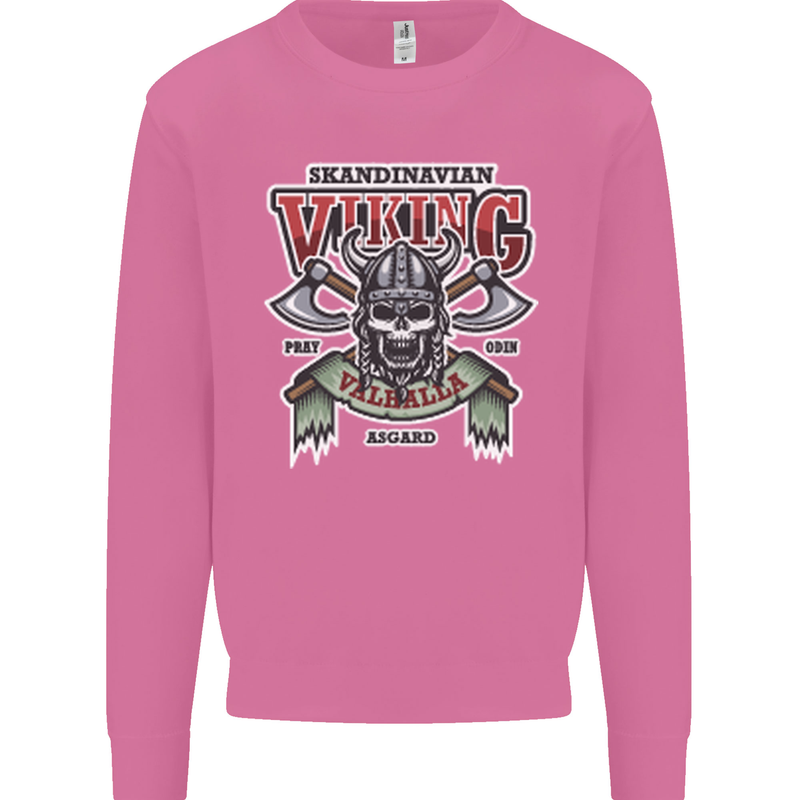 Scandinavian Viking Valhalla Odin Norse God Mens Sweatshirt Jumper Azalea