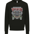 Scandinavian Viking Valhalla Odin Norse God Mens Sweatshirt Jumper Black