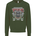 Scandinavian Viking Valhalla Odin Norse God Mens Sweatshirt Jumper Forest Green