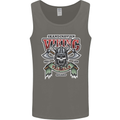 Scandinavian Viking Valhalla Odin Norse God Mens Vest Tank Top Charcoal