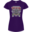 Scandinavian Viking Valhalla Odin Norse God Womens Petite Cut T-Shirt Purple