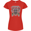 Scandinavian Viking Valhalla Odin Norse God Womens Petite Cut T-Shirt Red