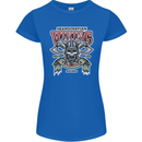 Scandinavian Viking Valhalla Odin Norse God Womens Petite Cut T-Shirt Royal Blue