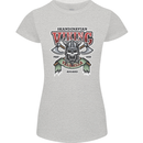 Scandinavian Viking Valhalla Odin Norse God Womens Petite Cut T-Shirt Sports Grey