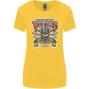 Scandinavian Viking Valhalla Odin Norse God Womens Wider Cut T-Shirt Yellow
