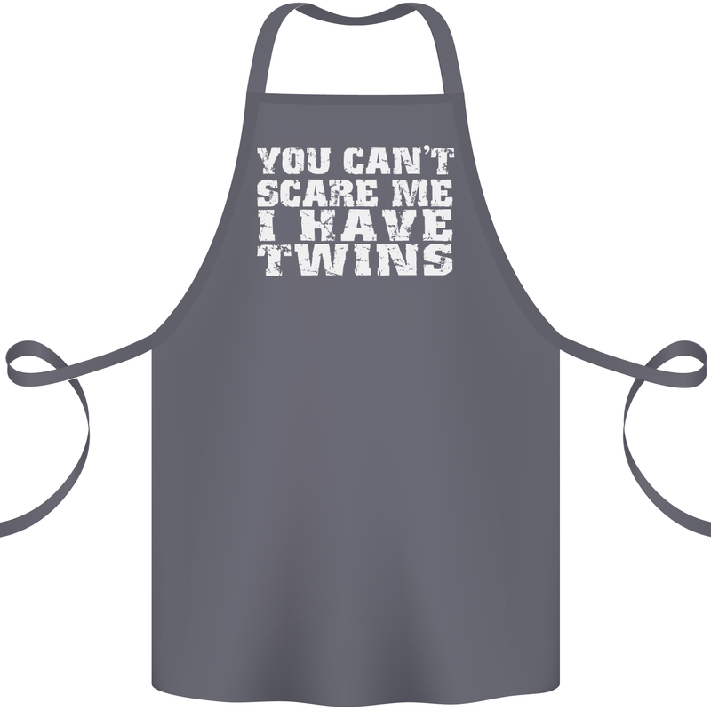 Scare Me I Have Twins Father's Day Mother's Cotton Apron 100% Organic Steel