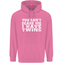 Scare Me I Have Twins Father's Day Mother's Mens 80% Cotton Hoodie Azelea