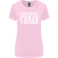 Scare Me I Have Twins Father's Day Mother's Womens Wider Cut T-Shirt Light Pink