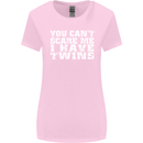 Scare Me I Have Twins Father's Day Mother's Womens Wider Cut T-Shirt Light Pink