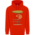 Scared of Heights Funny Giraffe Acrophobia Childrens Kids Hoodie Bright Red